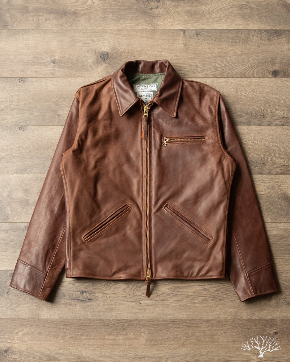 Iron Heart x Simmons Bilt Horsehide Savannah Jacket - Brown – Withered Fig