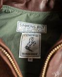 Iron Heart x Simmons Bilt Horsehide Savannah Jacket - Brown