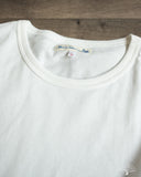 Merz b. Schwanen 1950sLS Organic Cotton Loopwheel Long Sleeve Tee - White