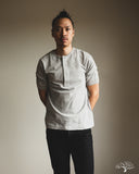 Merz b. Schwanen 207 Short Sleeve Henley - Grey Melange