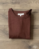 Merz b. Schwanen 2S18 Heavyweight Long-Sleeve Tee - Coffee