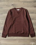 Merz b. Schwanen 3S48 Loopwheel Heavyweight Sweatshirt - Coffee