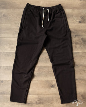 Merz b. Schwanen 3S50 Loopwheel Heavy Sweatpants - Deep Black