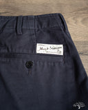 Merz b. Schwanen CHINO01 - Wide Cut Chinos - Dark Navy