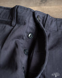 Merz b. Schwanen CHINO01 - Wide Cut Chinos - Dark Navy