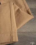 Merz b. Schwanen CHINO01 - Wide Cut Chinos - Khaki