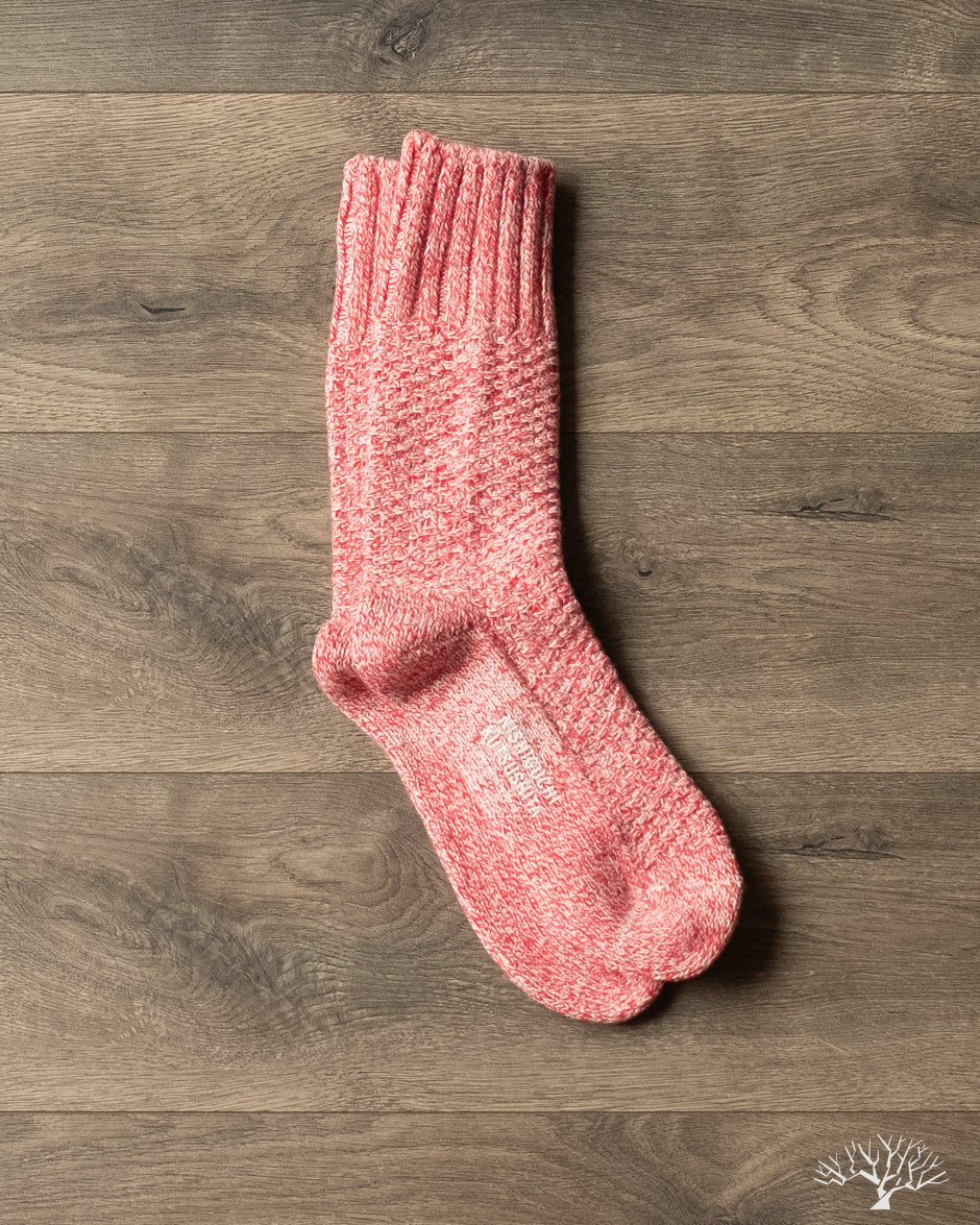 Wool Cotton Boot Socks - Lobster Roll