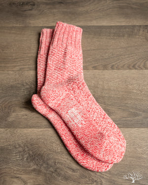 Wool Cotton Boot Socks - Lobster Roll