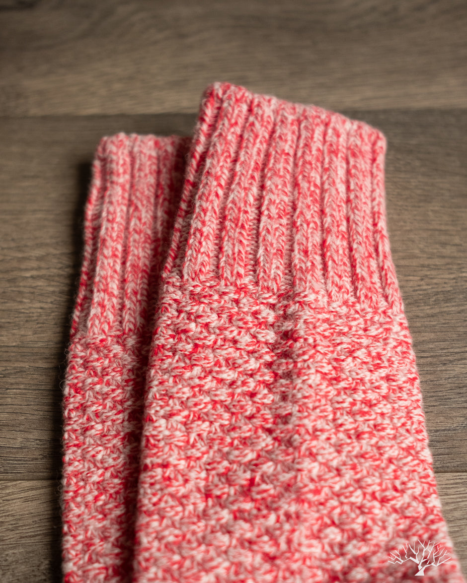 Wool Cotton Boot Socks - Lobster Roll