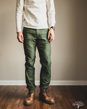 orSlow Slim Fit Fatigue Pants - Green