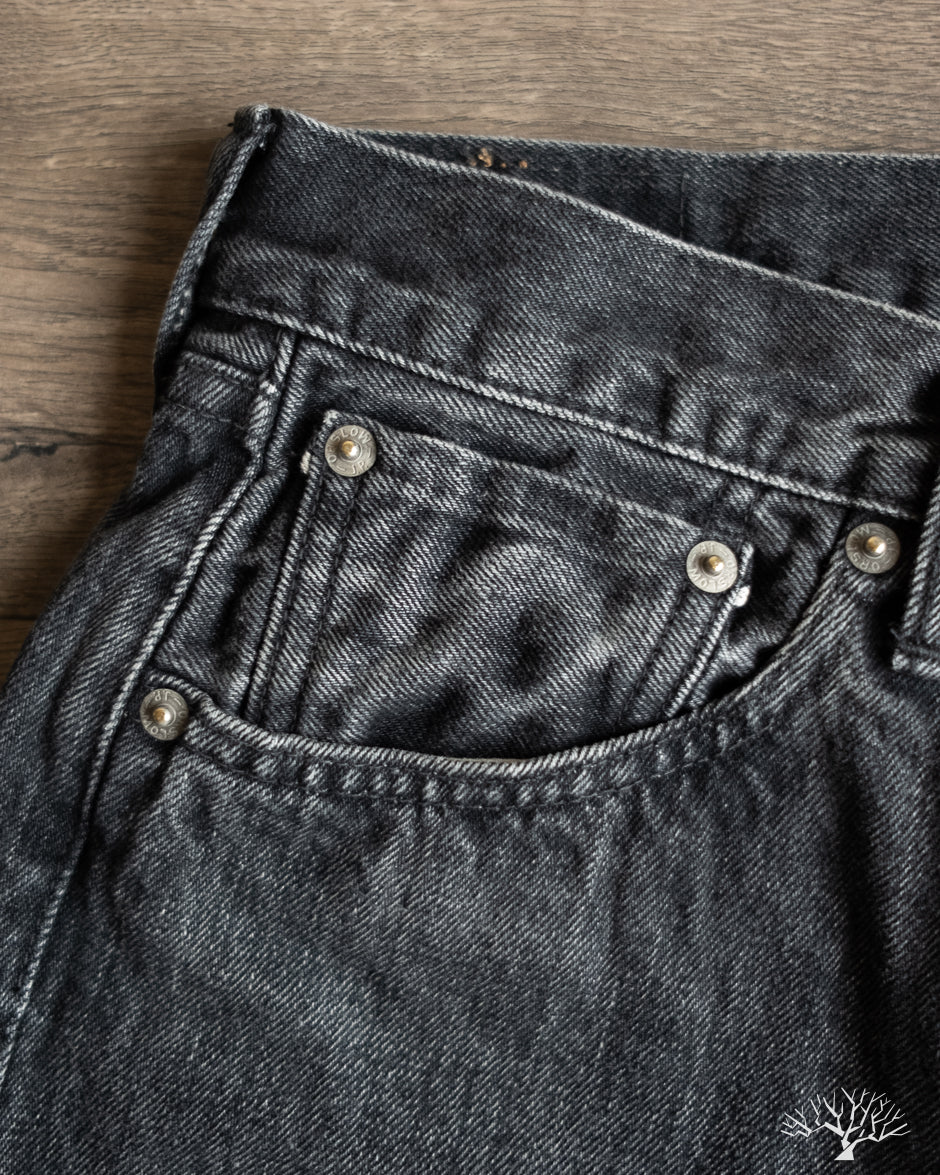 orSlow 105 Standard Fit Denim - Selvedge Black Stone Denim