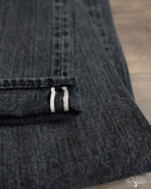 orSlow 105 Standard Fit Denim - Selvedge Black Stone Denim