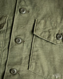 orSlow 4 Pocket U.S. Army Fatigue Shirt - Dark Olive