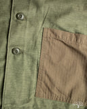 orSlow 4 Pocket U.S. Army Fatigue Shirt - Dark Olive