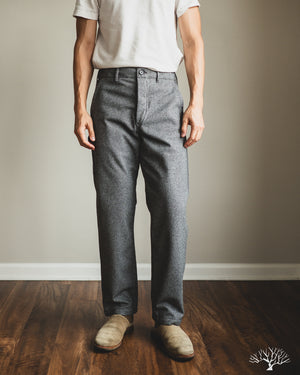 orSlow French Work Pants - Houndstooth Light Grey