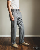 orSlow French Work Pants - Houndstooth Light Grey