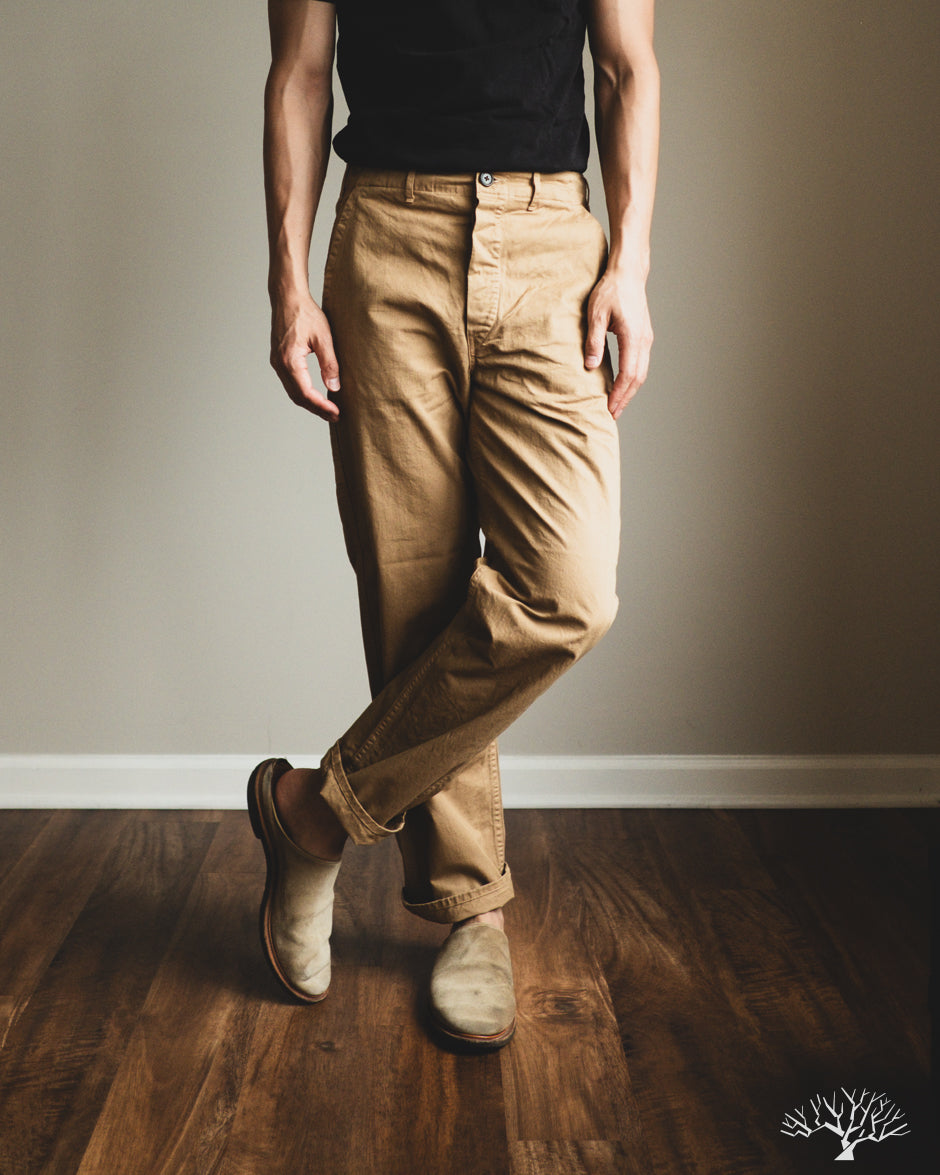 orSlow French Work Pants - Khaki