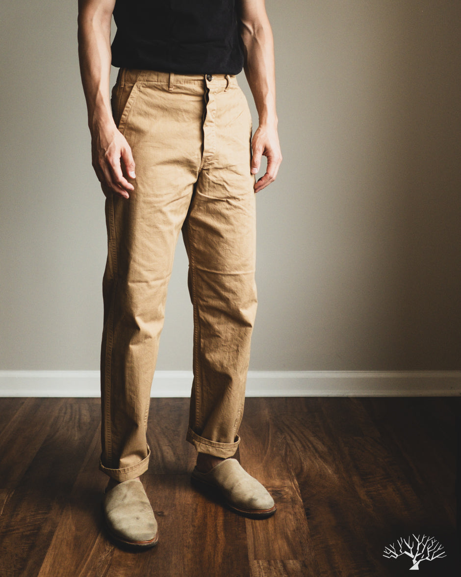 orSlow French Work Pants - Khaki