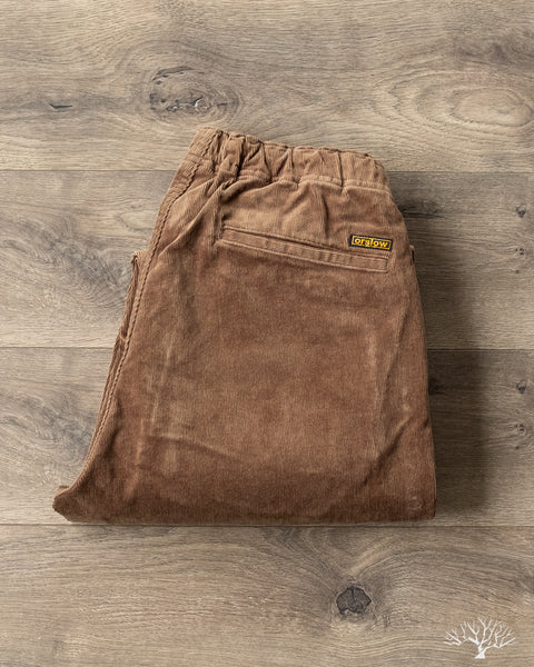 orSlow New Yorker Stretch Corduroy Pants - Brown – Outsiders Store UK