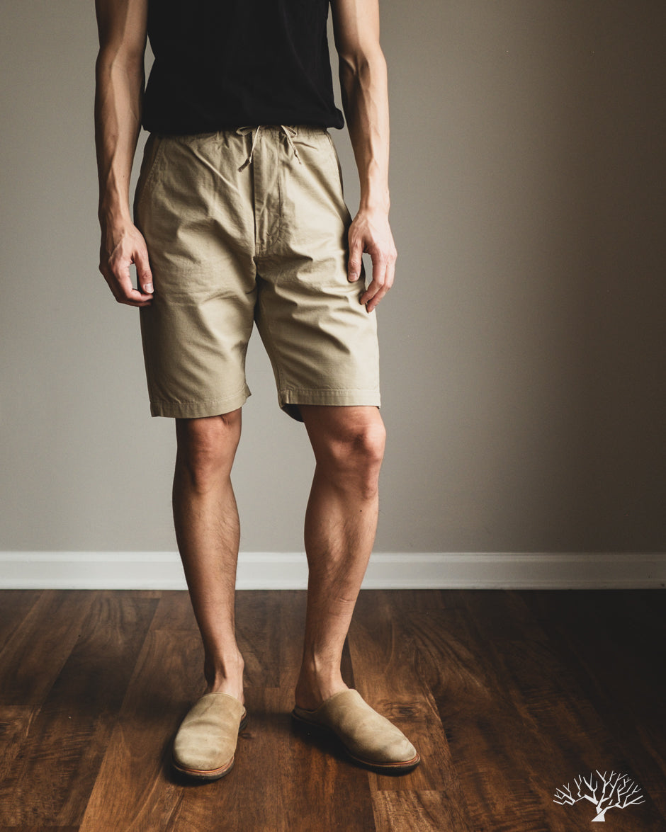 orSlow New Yorker Shorts - Beige Ripstop