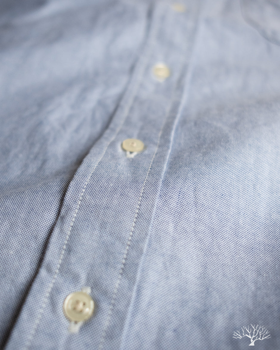 orSlow Oxford Standard Button Down Shirt - Light Blue