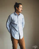 orSlow Oxford Standard Button Down Shirt - Light Blue