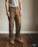 orSlow Regular Fit Fatigue Pants - Brown