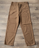 orSlow Regular Fit Fatigue Pants - Brown