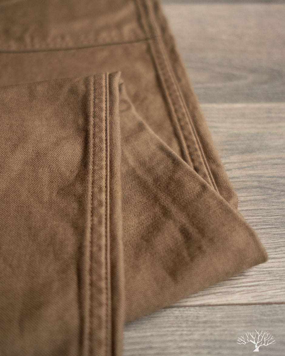 orSlow Regular Fit Fatigue Pants - Brown