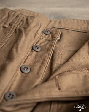 orSlow Regular Fit Fatigue Pants - Brown