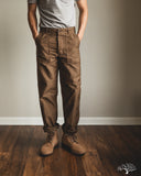 orSlow Regular Fit Fatigue Pants - Brown