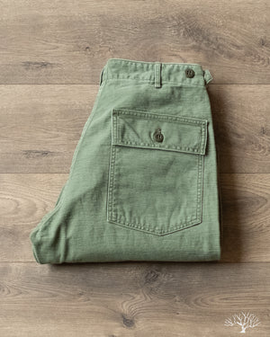orSlow Regular Fit Fatigue Pants - Green Used