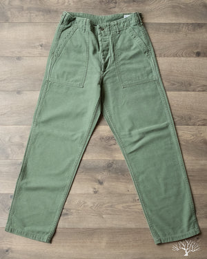 orSlow Regular Fit Fatigue Pants - Green Used