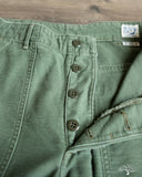 orSlow Regular Fit Fatigue Pants - Green Used