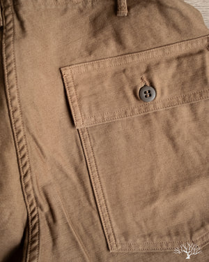 orSlow Slim Fit Fatigue Pants - Brown