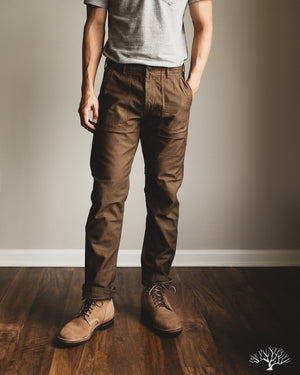 orSlow Slim Fit Fatigue Pants - Brown