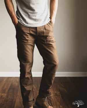 orSlow Slim Fit Fatigue Pants - Brown