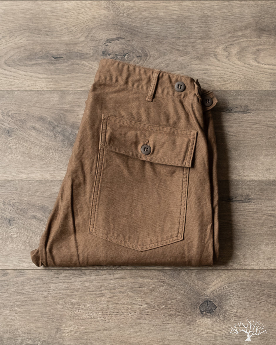 orSlow Slim Fit Fatigue Pants - Brown