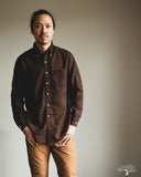 orSlow Standard Button Down Shirt - Burgundy