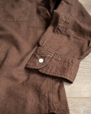 orSlow Standard Button Down Shirt - Burgundy