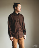 orSlow Standard Button Down Shirt - Burgundy