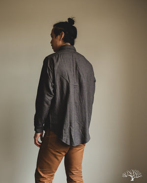 Orslow - Standard Button Down Shirt - Charcoal Grey – Withered Fig