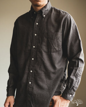 Orslow - Standard Button Down Shirt - Charcoal Grey – Withered Fig