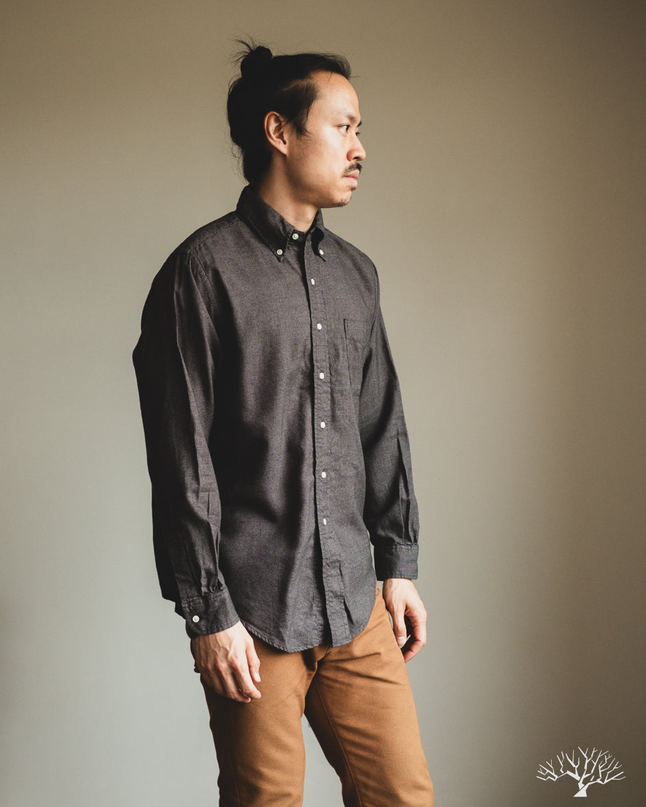 Standard Button Down Shirt - Charcoal Grey