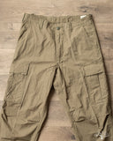 orSlow Vintage Fit 6 Pocket Cargo Pants - Army Green Ripstop