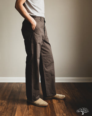 orSlow Wide Fit French Work Pants - Coffee Brown