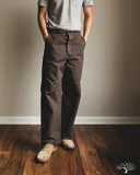 orSlow Wide Fit French Work Pants - Coffee Brown