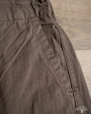 orSlow Wide Fit French Work Pants - Coffee Brown