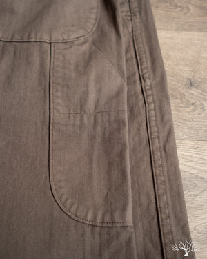 orSlow Wide Fit French Work Pants - Coffee Brown