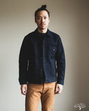 Pure Blue Japan 6220 Sashiko Type 2 Jacket - Indigo x Black